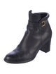 Salvatore Ferragamo Gancio Logo Leather Boots