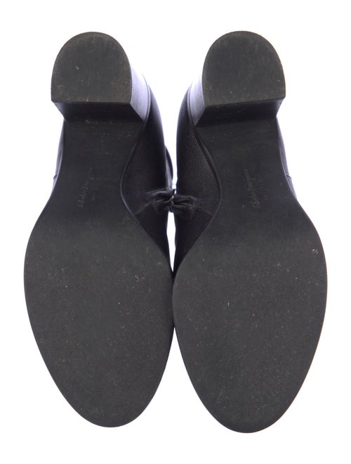 Salvatore Ferragamo Gancio Logo Leather Boots