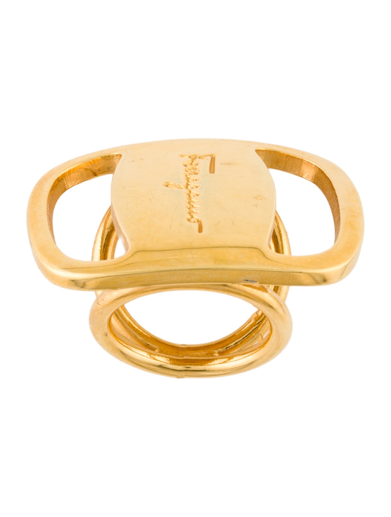 Salvatore Ferragamo Vara Scarf Ring