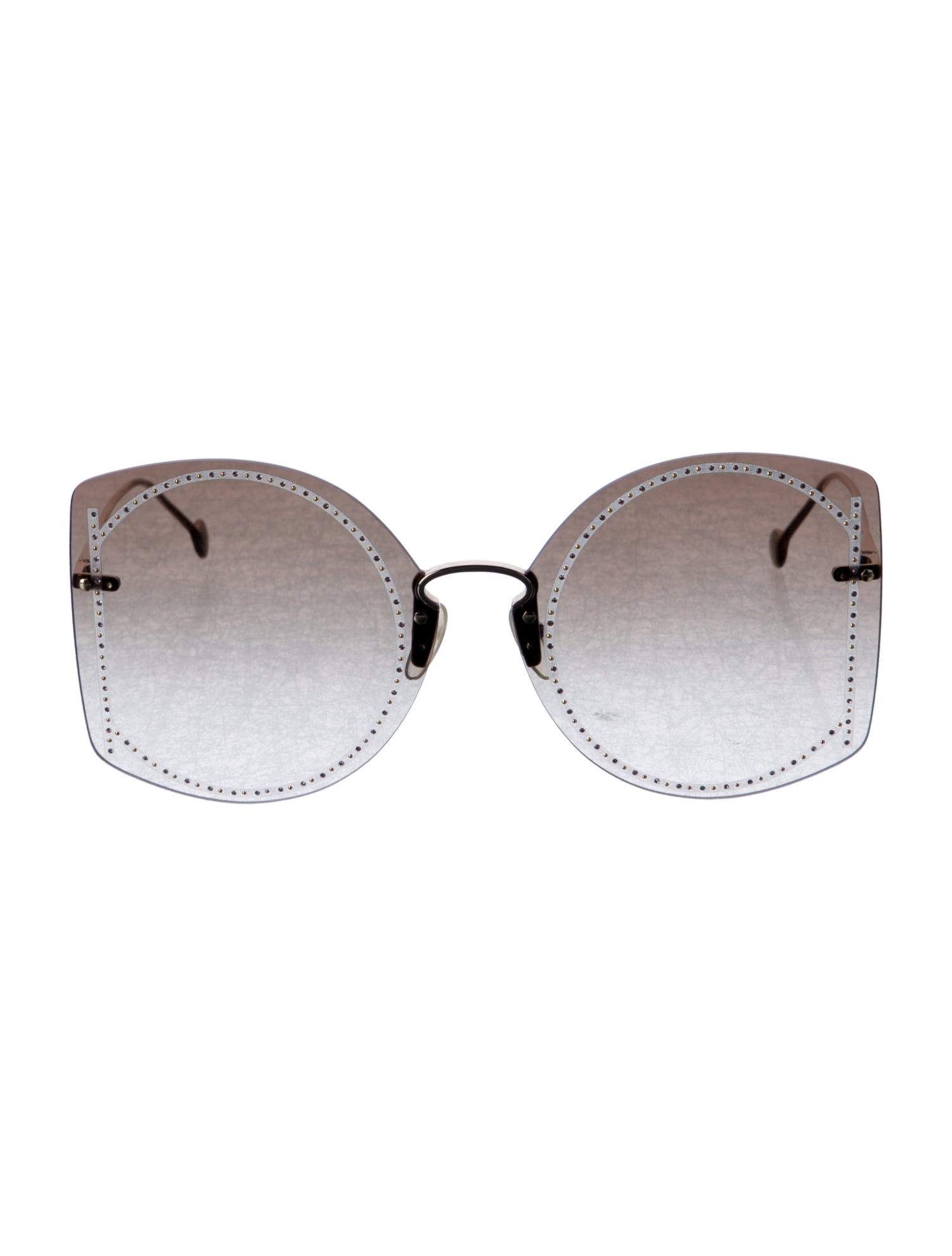 Salvatore Ferragamo Oversize Gradient Sunglasses