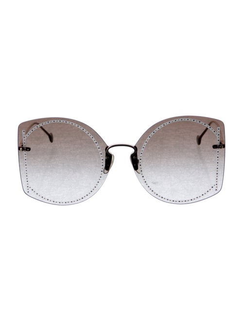 Salvatore Ferragamo Oversize Gradient Sunglasses