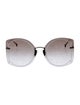Salvatore Ferragamo Oversize Gradient Sunglasses