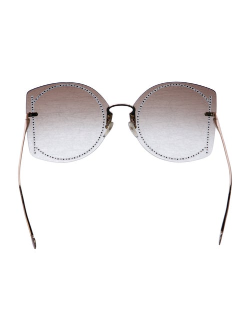 Salvatore Ferragamo Oversize Gradient Sunglasses