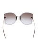 Salvatore Ferragamo Oversize Gradient Sunglasses