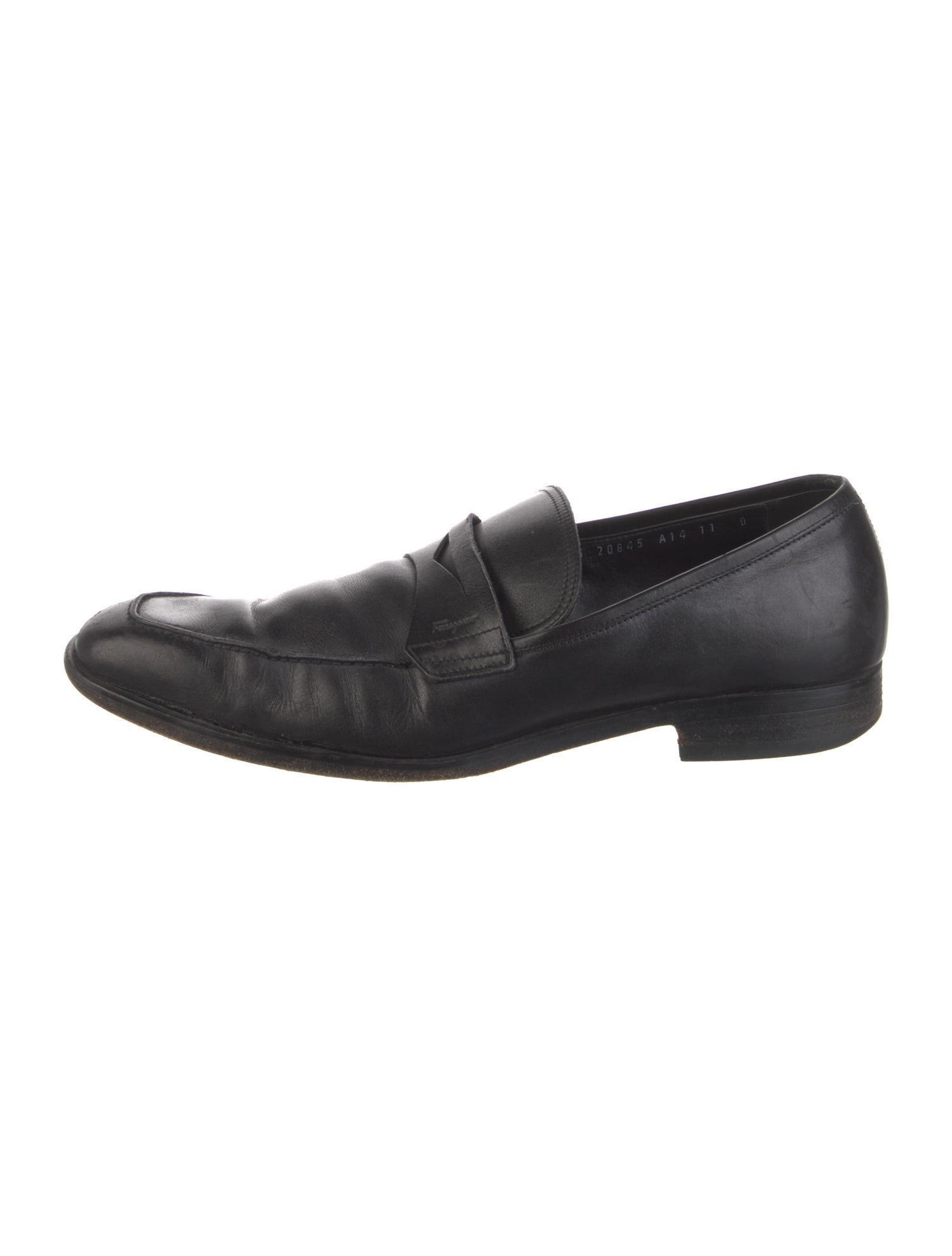 Salvatore Ferragamo Vintage Leather Dress Loafers