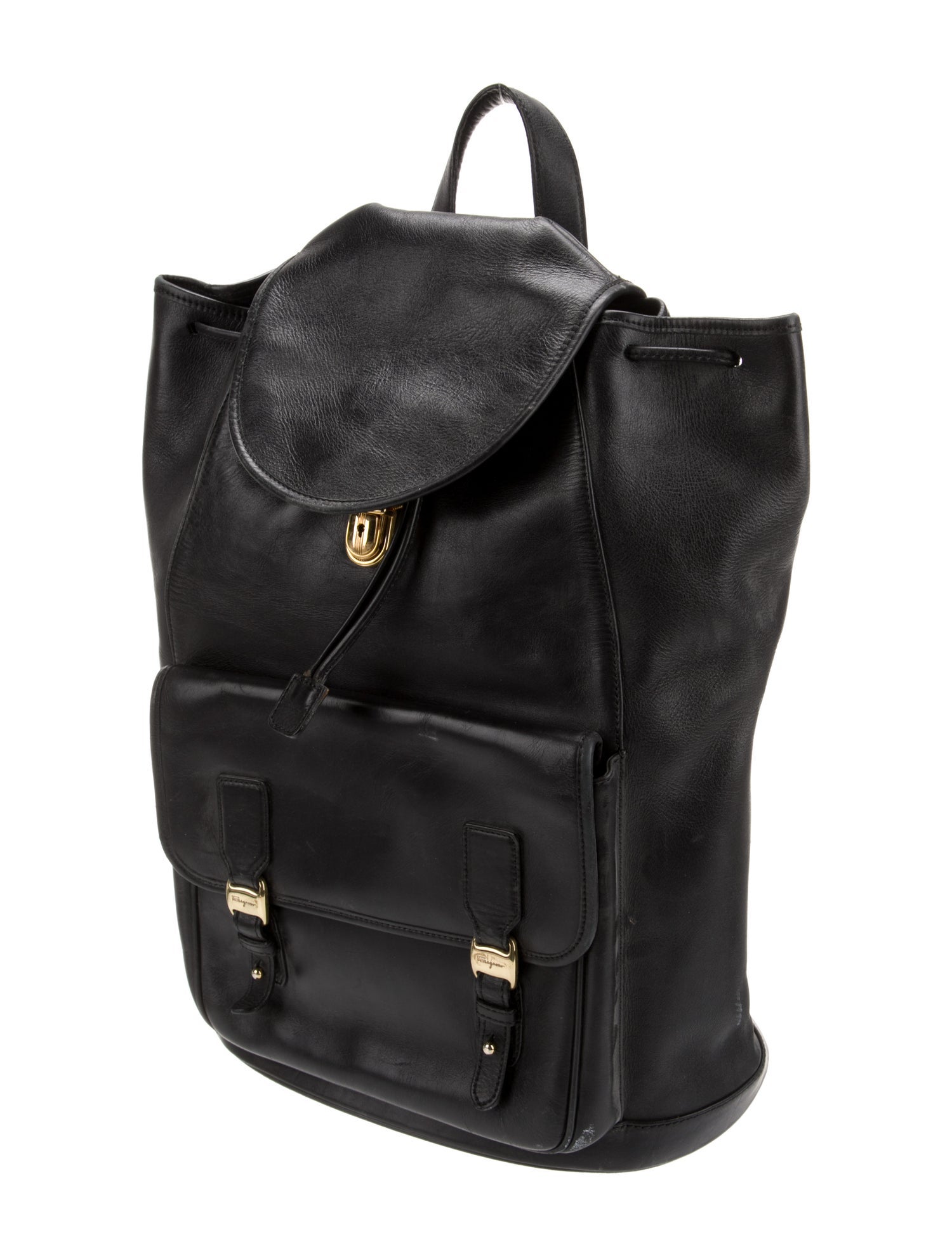 Salvatore Ferragamo Leather Backpack