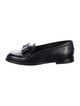 Salvatore Ferragamo Leather Bow Accents Loafers