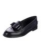 Salvatore Ferragamo Leather Bow Accents Loafers