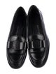 Salvatore Ferragamo Leather Bow Accents Loafers