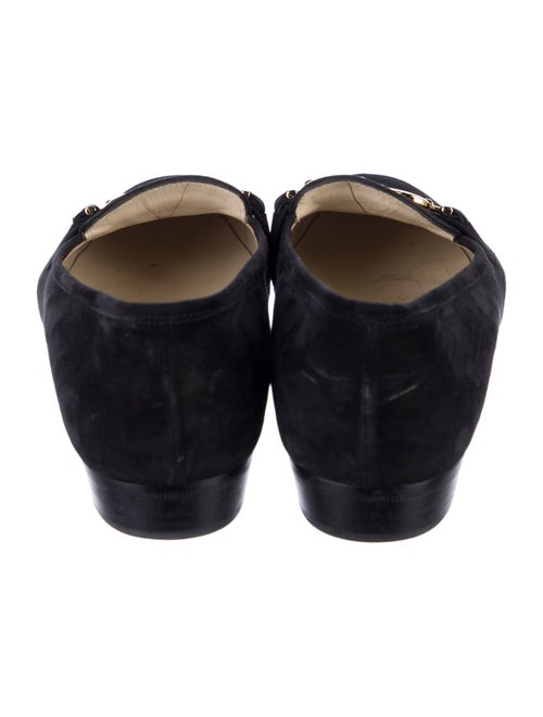 Salvatore Ferragamo Gancini Logo Suede Loafers