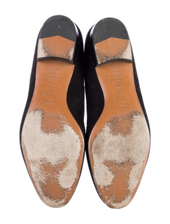 Salvatore Ferragamo Gancini Logo Suede Loafers