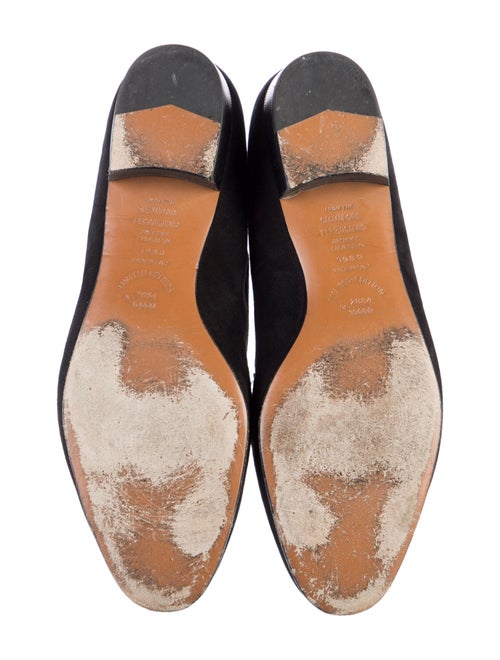 Salvatore Ferragamo Gancini Logo Suede Loafers