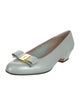 Salvatore Ferragamo Vara Bow Accent Leather Pumps