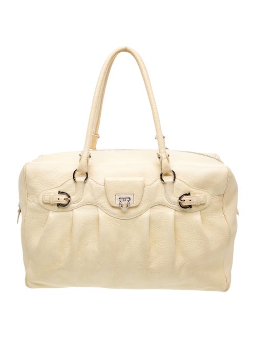 Salvatore Ferragamo Leather Top Handle Bag