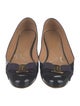 Salvatore Ferragamo Vara Bow Accent Patent Leather Ballet Flats