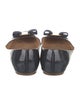 Salvatore Ferragamo Vara Bow Accent Patent Leather Ballet Flats