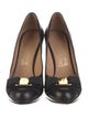 Salvatore Ferragamo Vara Bow Accent Leather Pumps