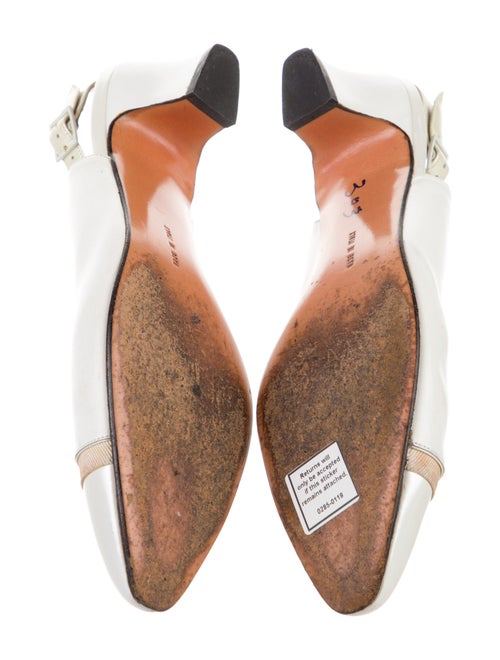 Salvatore Ferragamo Leather Slingback Pumps