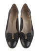 Salvatore Ferragamo Leather Bow Accents Pumps