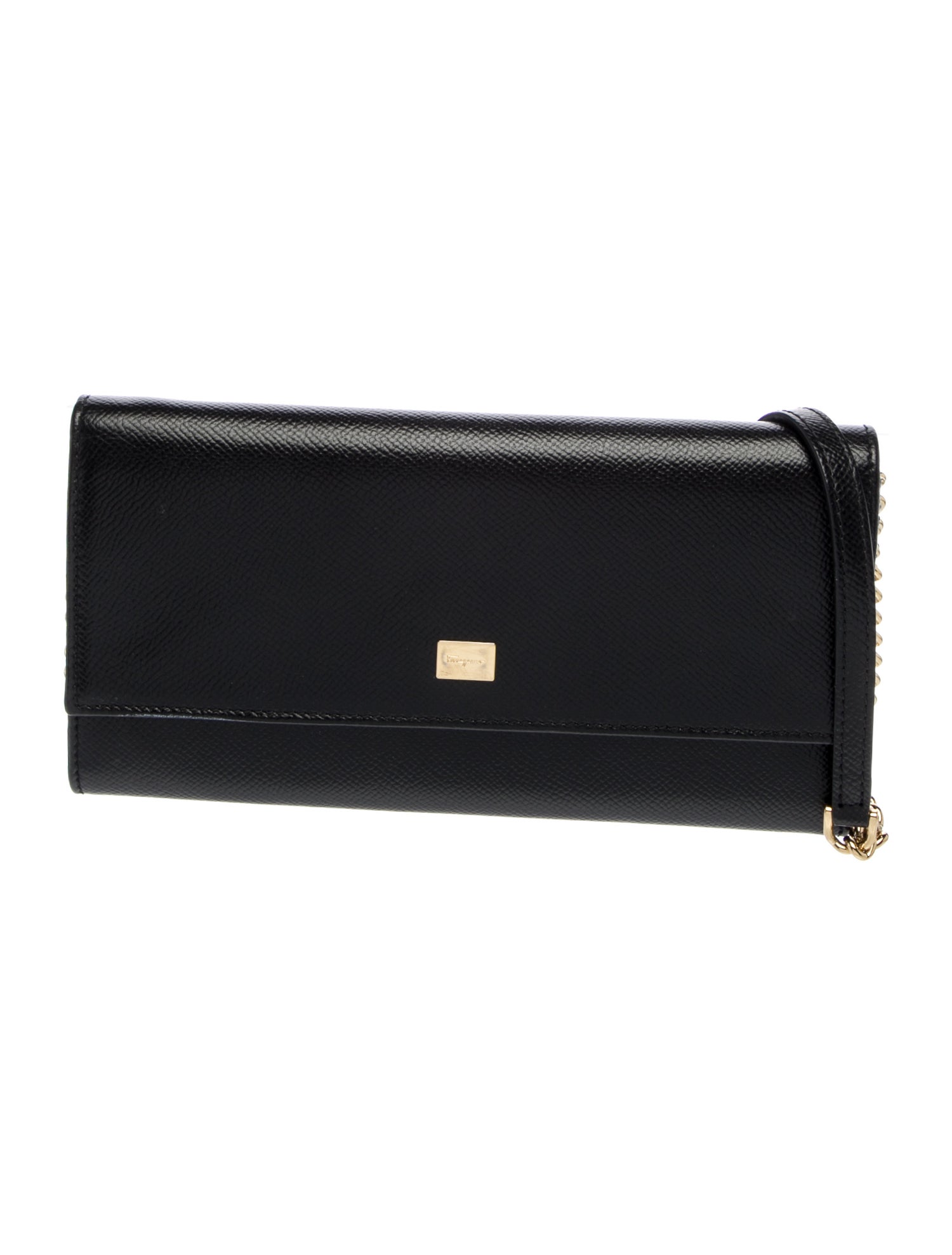 Salvatore Ferragamo Leather Clutch