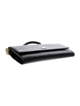 Salvatore Ferragamo Leather Clutch