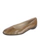 Salvatore Ferragamo Snakeskin Animal Print Flats