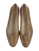 Salvatore Ferragamo Snakeskin Animal Print Flats