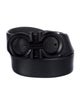 Salvatore Ferragamo Gancini Logo Leather Waist Belt