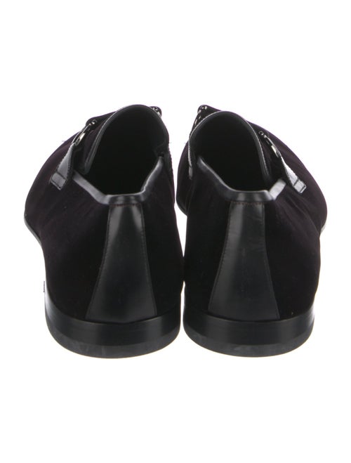 Salvatore Ferragamo Velvet Dress Loafers