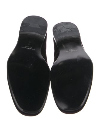Salvatore Ferragamo Velvet Dress Loafers