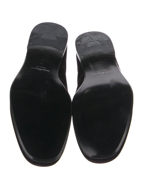 Salvatore Ferragamo Velvet Dress Loafers