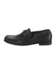 Salvatore Ferragamo Gancini Logo Crocodile Dress Loafers