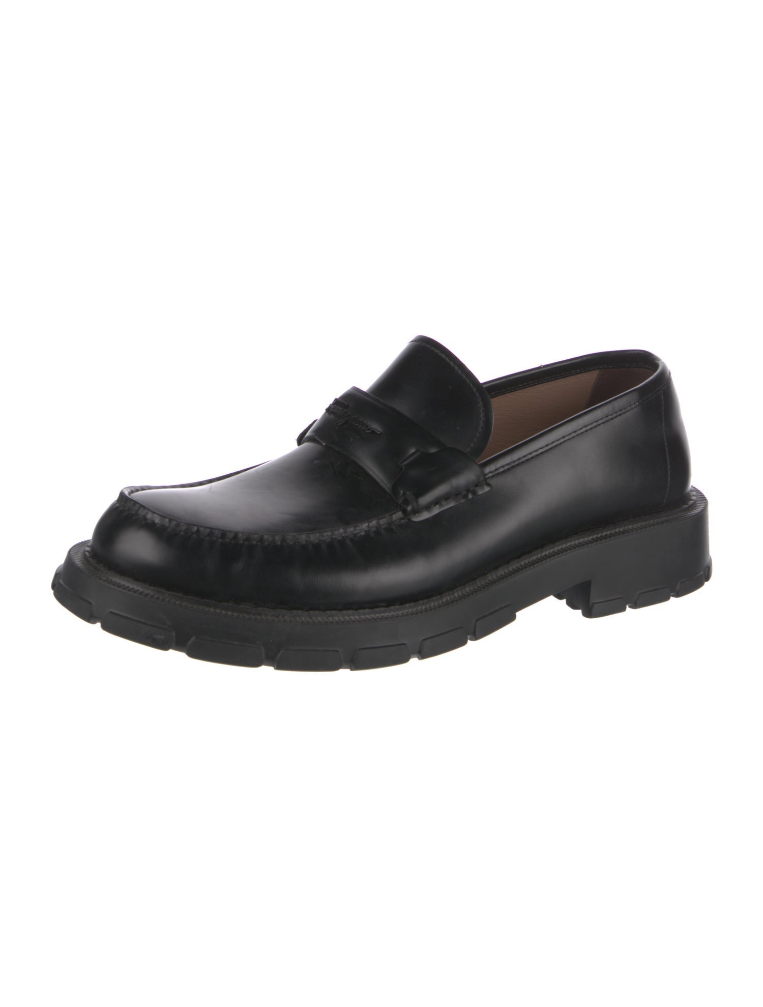 Salvatore Ferragamo Leather Dress Loafers