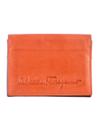 Salvatore Ferragamo Leather Compact Wallet