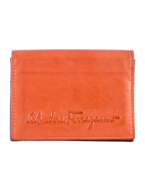 Salvatore Ferragamo Leather Compact Wallet