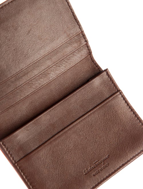 Salvatore Ferragamo Leather Compact Wallet