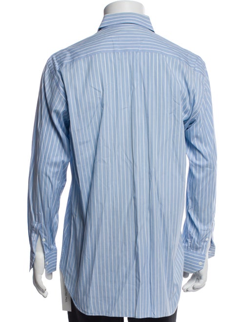 Salvatore Ferragamo Striped Long Sleeve Dress Shirt