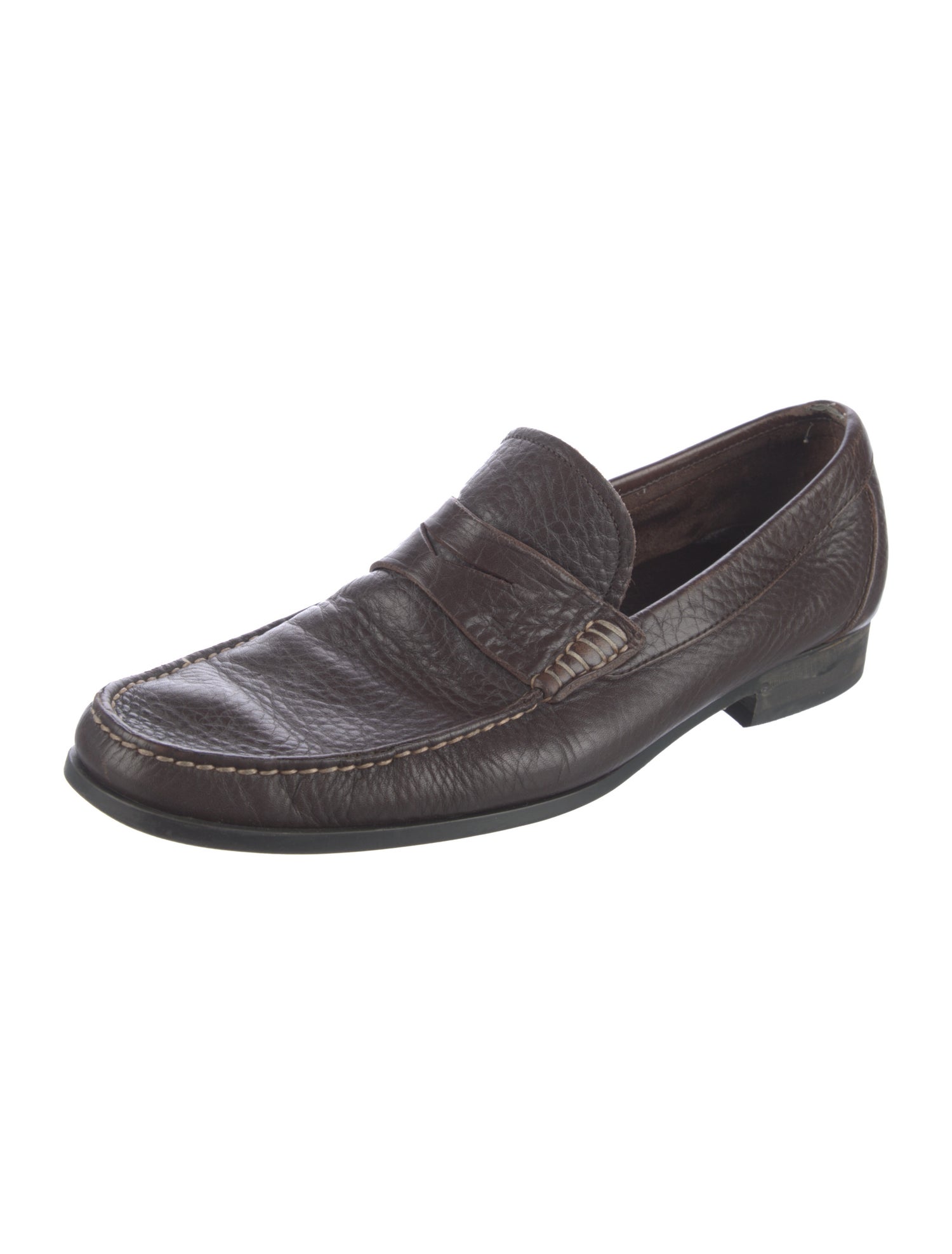 Salvatore Ferragamo Leather Dress Loafers