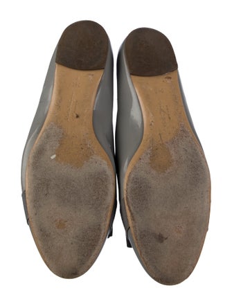 Salvatore Ferragamo Vara Bow Accent Patent Leather Ballet Flats