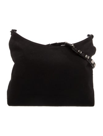 Salvatore Ferragamo Canvas Top Handle Bag