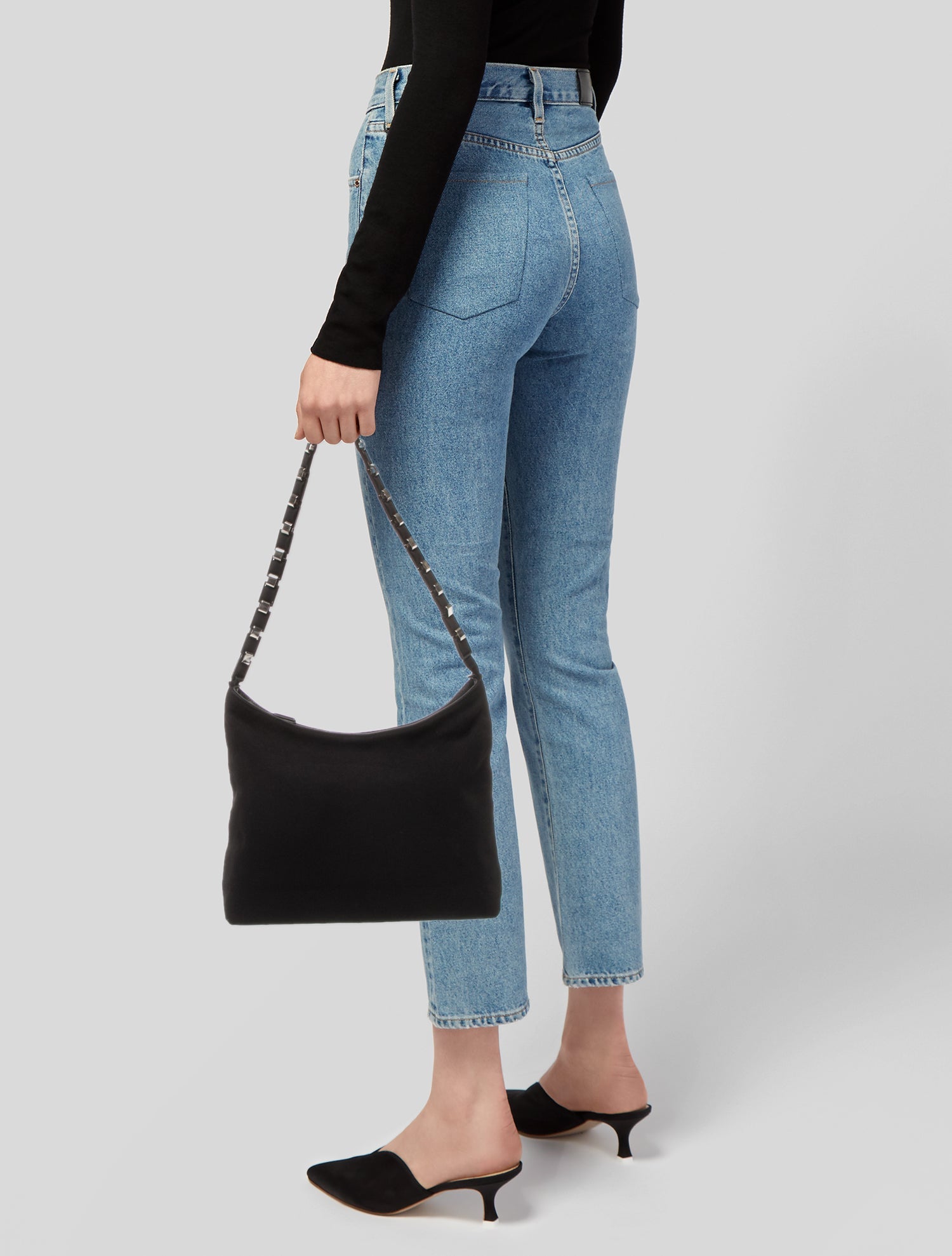 Salvatore Ferragamo Canvas Top Handle Bag