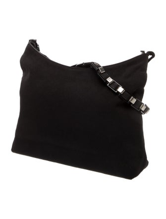 Salvatore Ferragamo Canvas Top Handle Bag