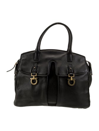 Salvatore Ferragamo Leather Top Handle Bag