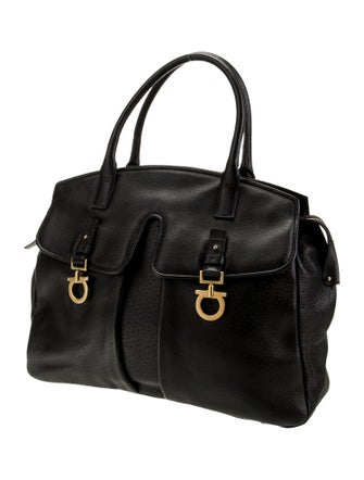 Salvatore Ferragamo Leather Top Handle Bag