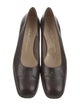 Salvatore Ferragamo Embossed Leather Animal Print Flats