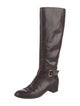 Salvatore Ferragamo Leather Riding Boots