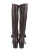 Salvatore Ferragamo Leather Riding Boots