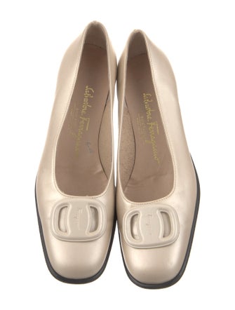 Salvatore Ferragamo Leather Flats