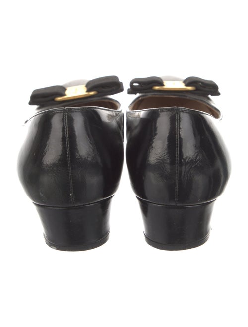 Salvatore Ferragamo Vara Bow Accent Patent Leather Pumps