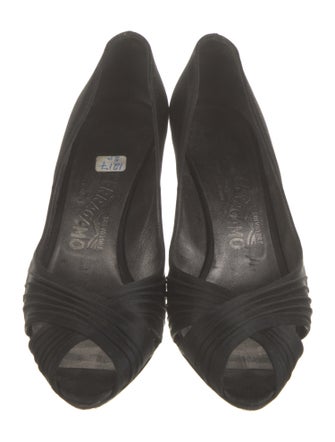 Salvatore Ferragamo Satin Pumps